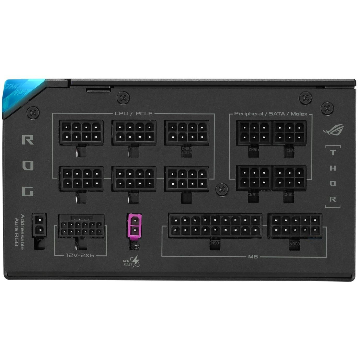 Блок живлення ASUS ROG Thor 1200W Platinum III ROG Equalizer 80+ Platinum (90YE00V7-B0NA00) Black