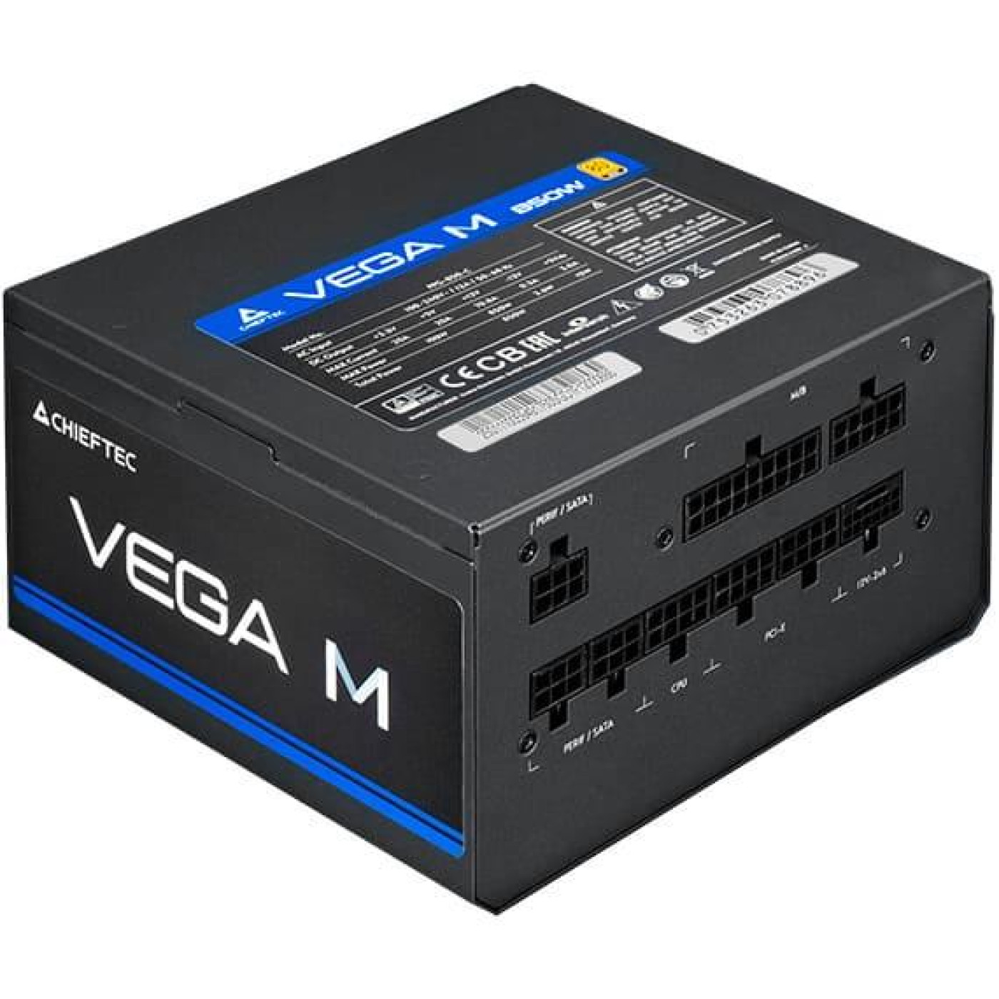 Блок живлення Chieftec 1000W Vega M ATX 3.1 80+ Gold (PPG-1000-C) Black