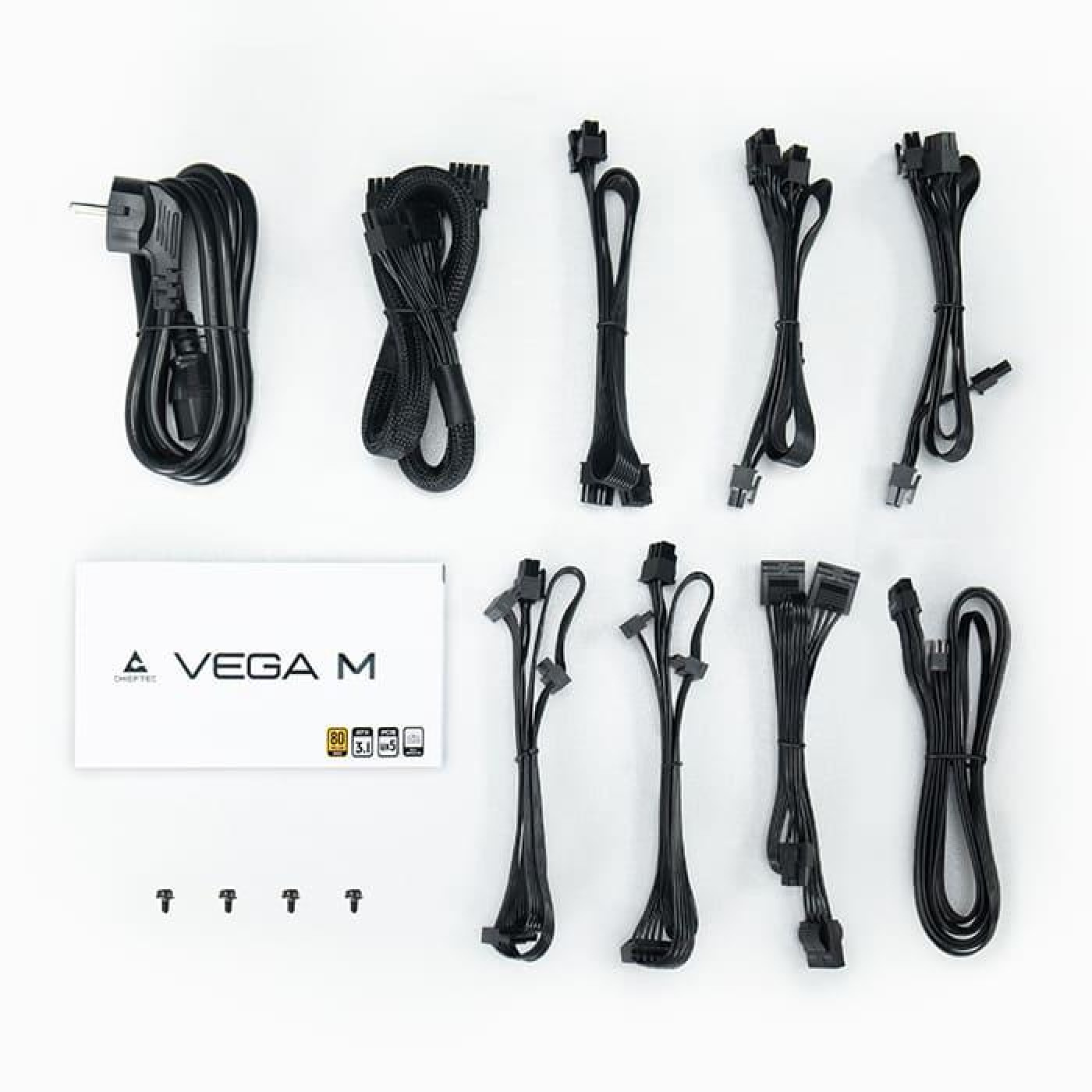 Блок живлення Chieftec 1000W Vega M ATX 3.1 80+ Gold (PPG-1000-C) Black