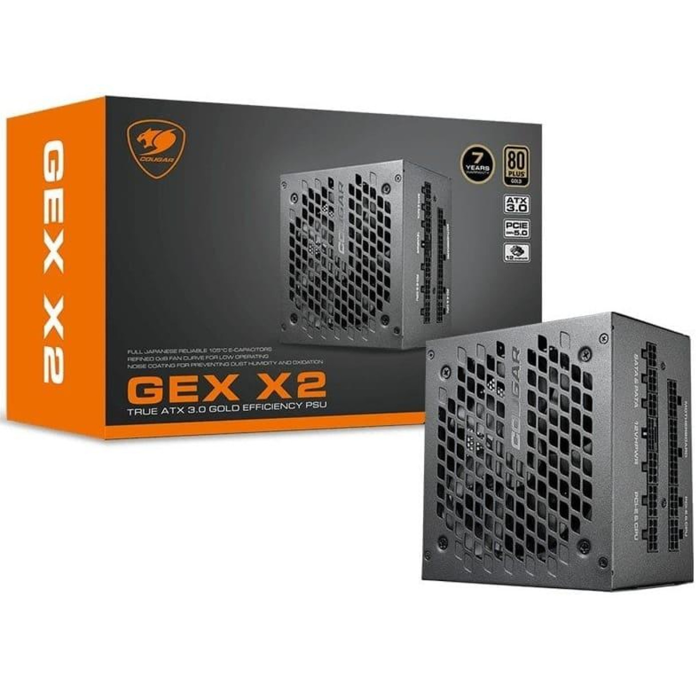 Блок живлення Cougar GEX X2 1000W 80+ Gold (GEX X2 1000)