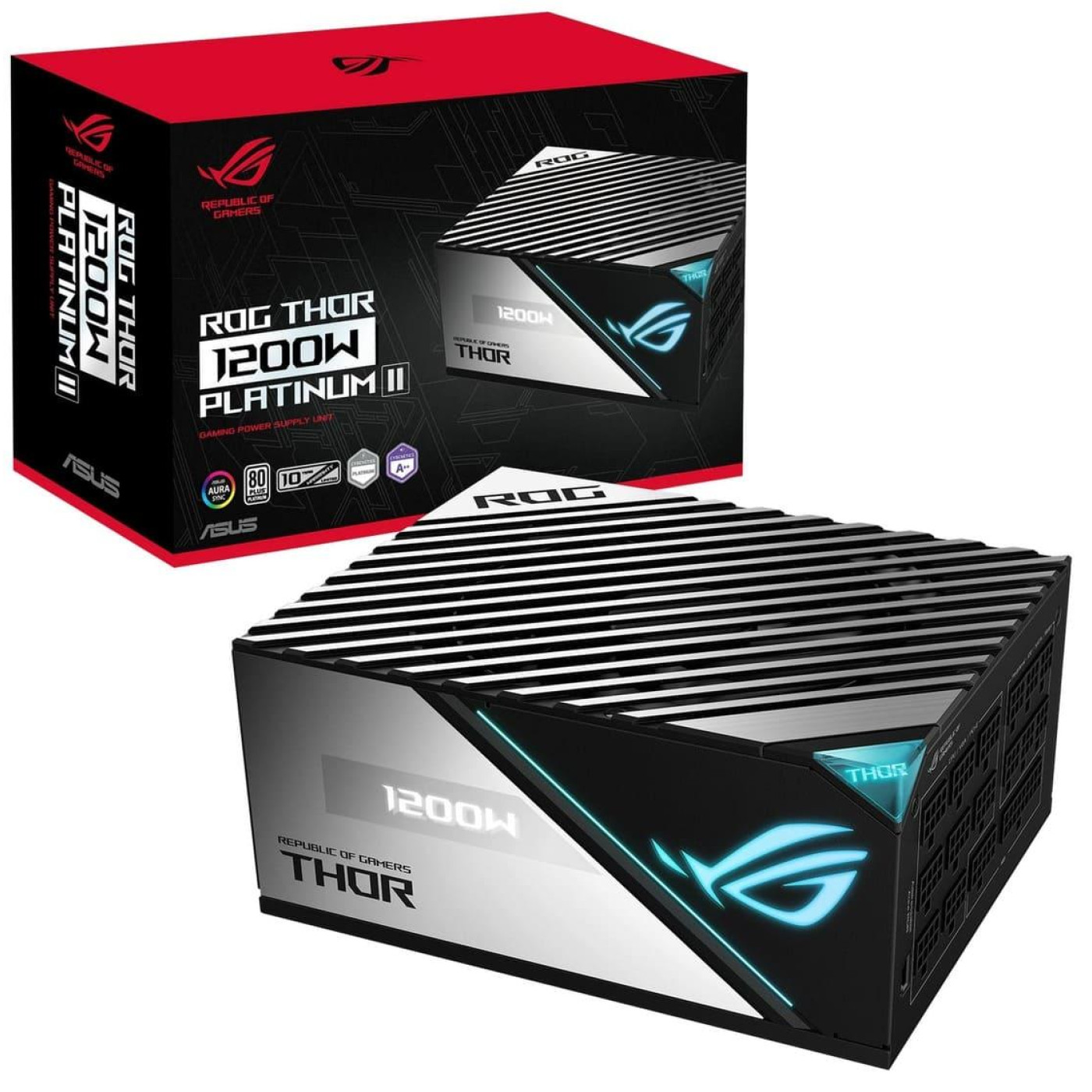 Блок питания ASUS ROG THOR 1200W 80+ Platinum (ROG-THOR-1200P2-GAMING) Black Б/у,U1