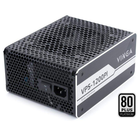 Блок живлення Vinga 80 Plus Platinum 1200W 80+ Platinum (VPS-1200Pl) Black Б/в