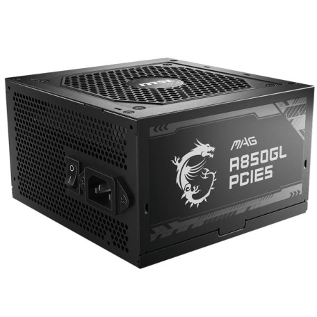 Блок живлення MSI MAG A850GL PCIE5 80+ Gold (MAG A850GL PCIE5) Black