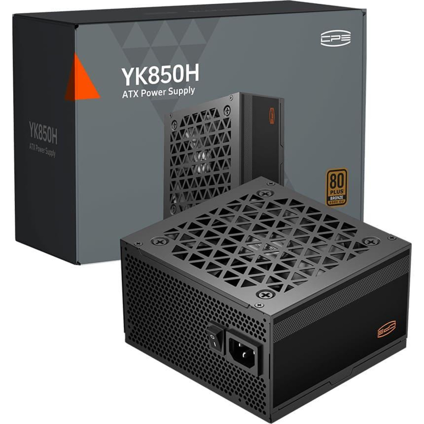 Блок живлення PcCooler YK850H 850W ATX 3.1 80+ Bronze (P3-YK850H-B1HWBK1-EU)