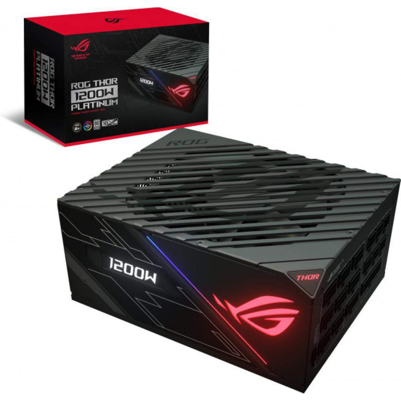 Блок живлення ASUS ROG Thor 1200W (ROG-THOR-1200P) 80+ Platinum (90YE0080-B001N0) Black Б/в,U1