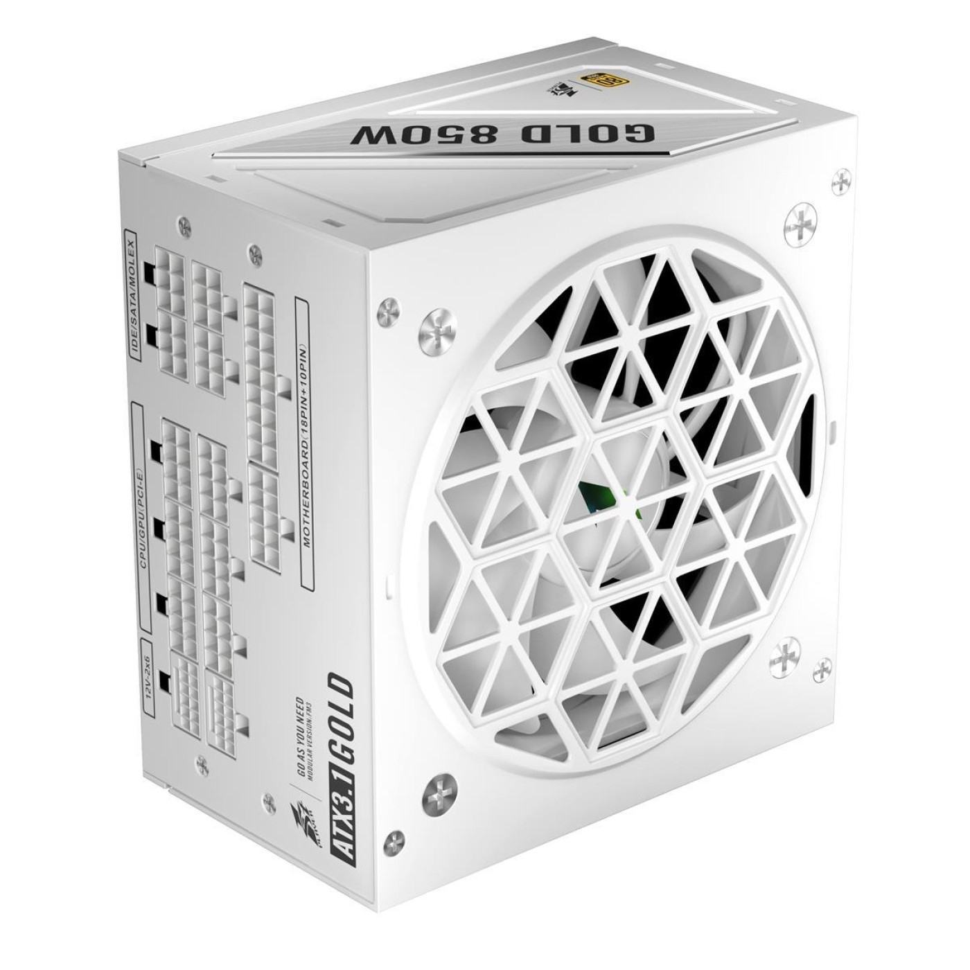 Блок живлення 1stPlayer HA-850BA4 850W ATX 3.1 80+ Gold (NGDP-GLD-850-WH-EU) White