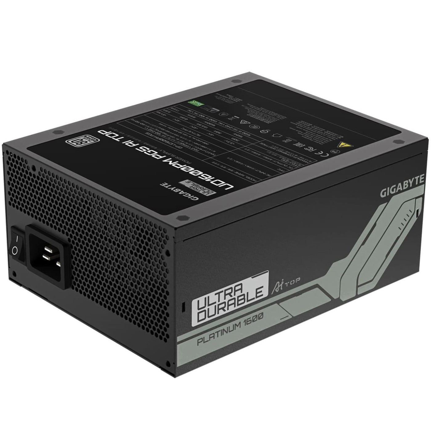 Блок живлення GIGABYTE UD1600PM PG5 1600W AI TOP 80+ Platinum (GP-UD1600PM PG5) Black