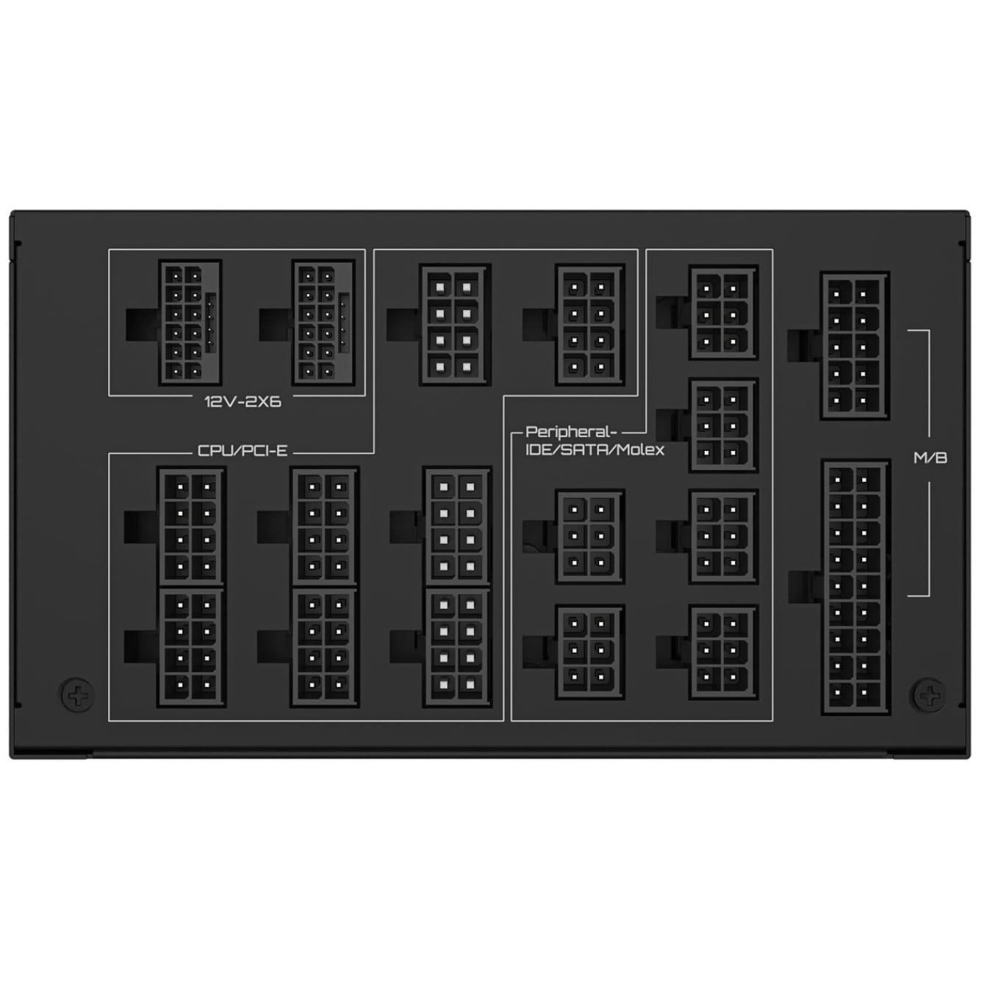 Блок живлення GIGABYTE UD1600PM PG5 1600W AI TOP 80+ Platinum (GP-UD1600PM PG5) Black