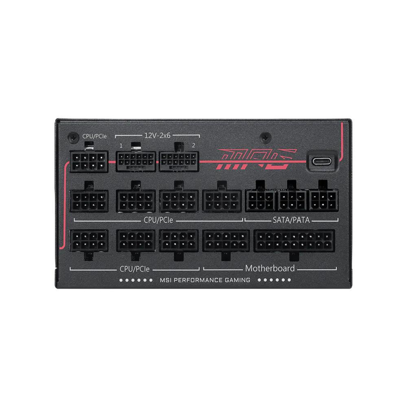 Блок живлення MSI MPG Ai1300TS PCIE5 80+ Titanium (MPG Ai1300TS PCIE5) Black