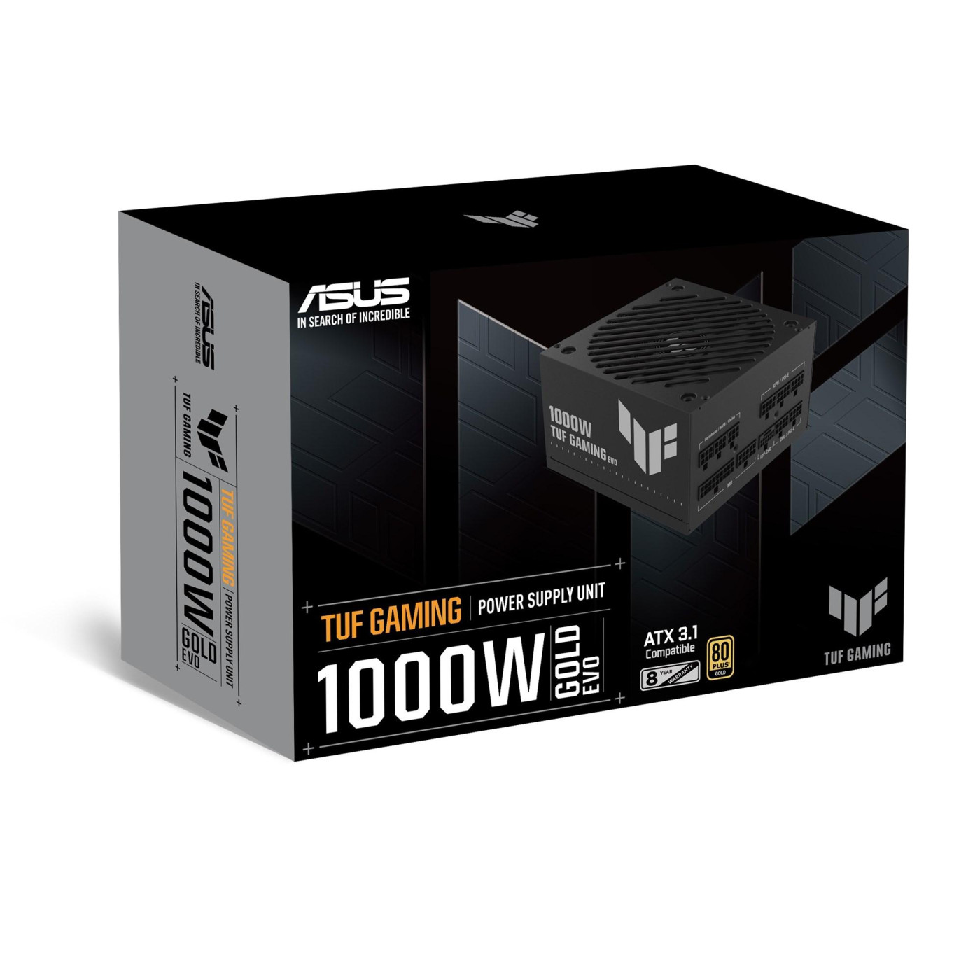 Блок живлення ASUS TUF Gaming 1000W Gold EVO 80+ Gold (90YE00SE-B0NA00) Black