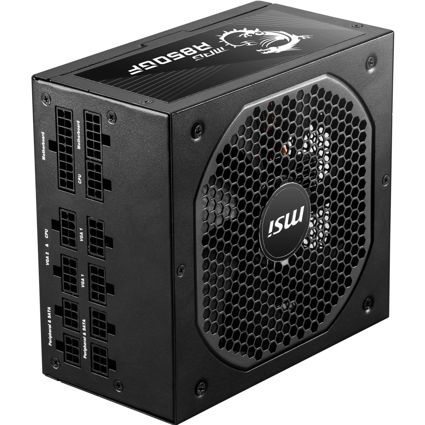 Блок питания MSI MPG 850W (A850GF) 80+ Gold (MPG A850GF) Black Б/у,U1