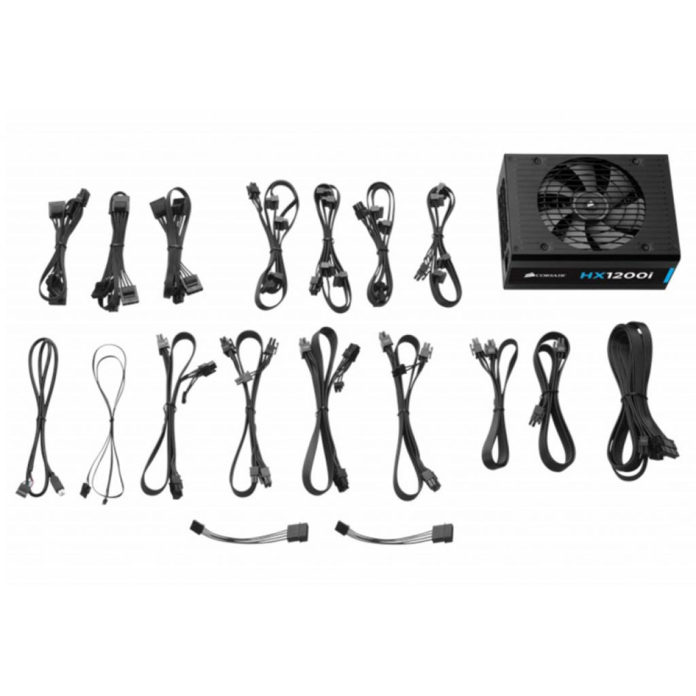 Блок живлення Corsair HX1200i 1200W 80+ Platinum (CP-9020070-EU) Black Б/в