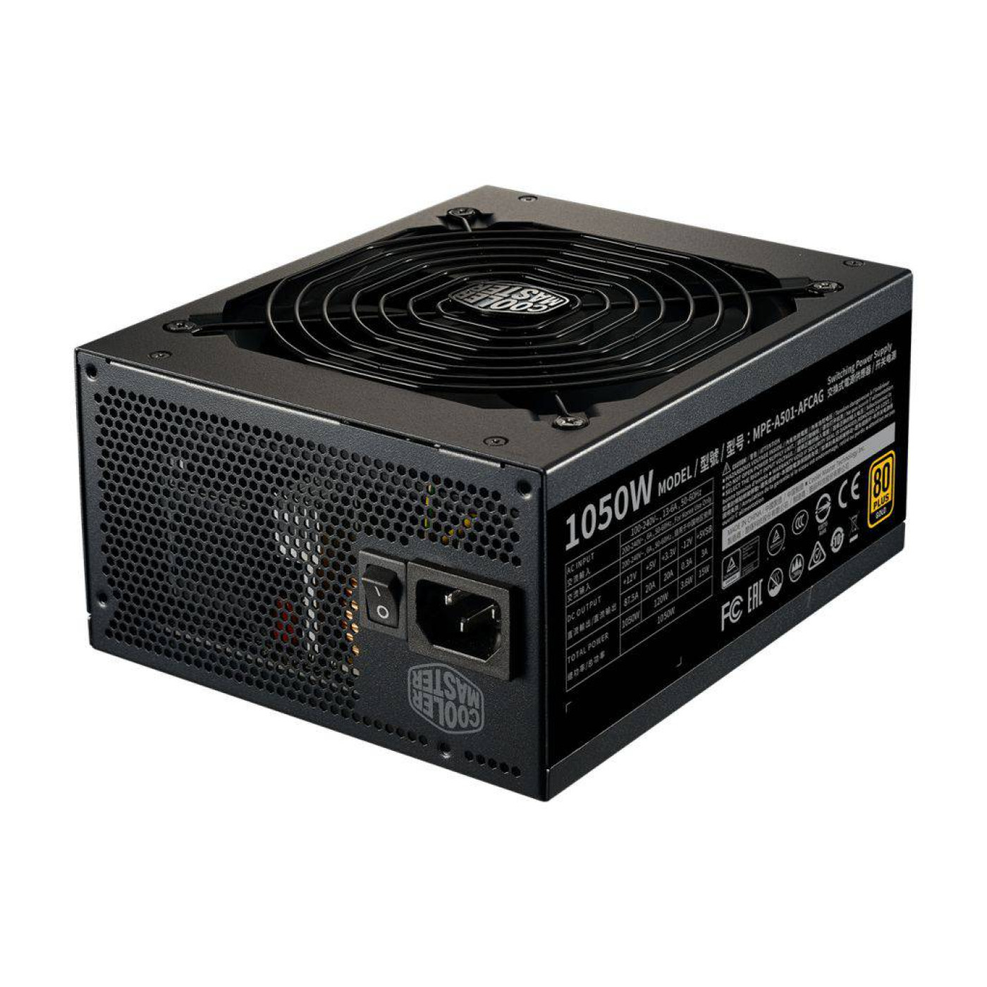 Блок живлення Cooler Master MWE Gold 1050 V2 80+ Gold (MPE-A501-AFCAG-EU) Black Б/в