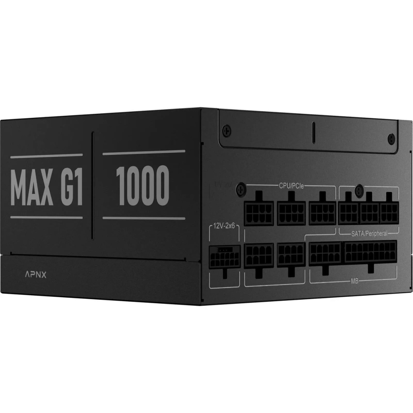 Блок живлення APNX MAX G1 1000W 80+ Gold (APPG-MXK0FEC.X1) Black