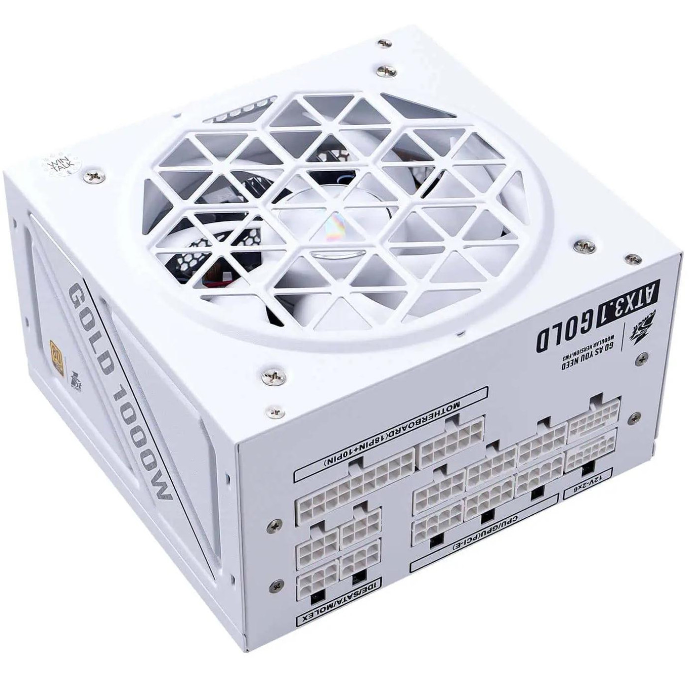 Блок живлення 1stPlayer HA-1000BA4 1000W 80+ Gold (NGDP-GLD-1000-WH-EU) White