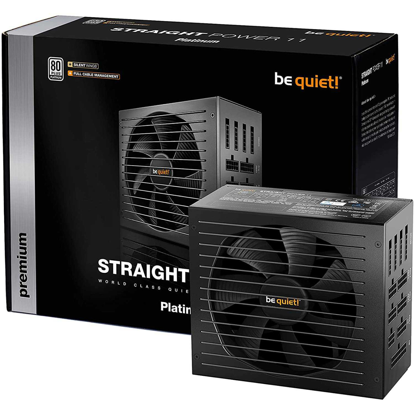 Блок живлення Be quiet! Straight Power 11 80 PLUS Platinum 1200W (BN310) Б/в,U1