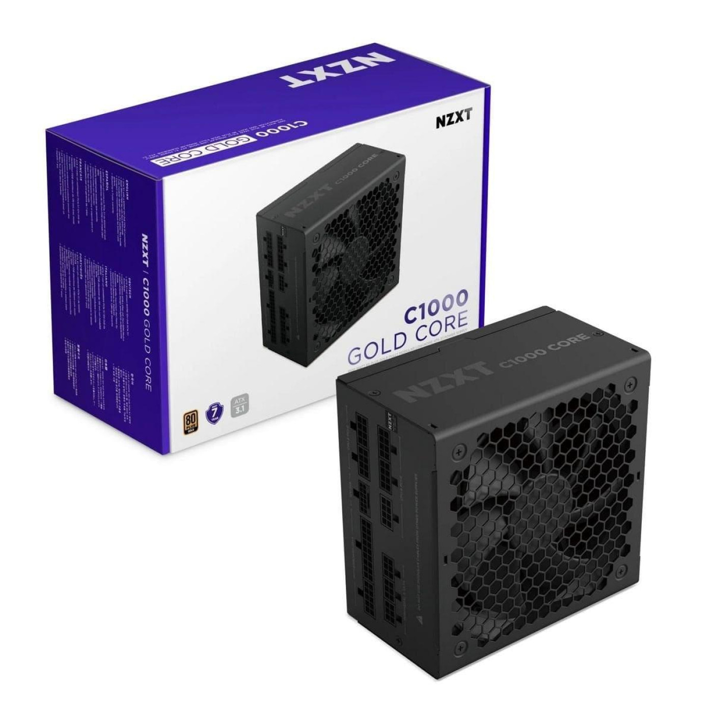 Блок живлення NZXT C1000W ATX 3.1 Black 80+ Gold (PA-0G3BB-EU)