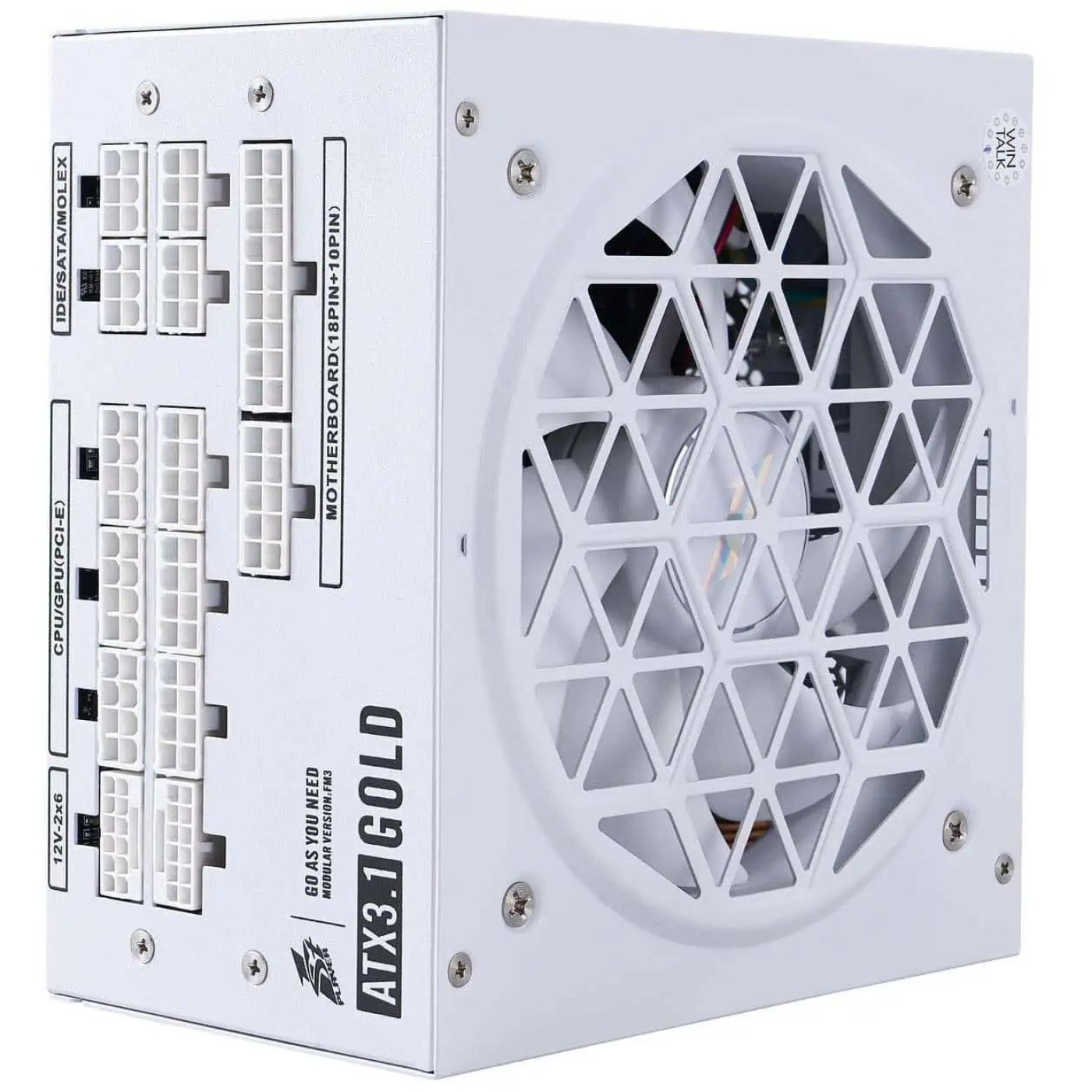 Блок живлення 1stPlayer HA-1200BA4 1200W 80+ Gold (NGDP-GLD-1200-WH-EU) White