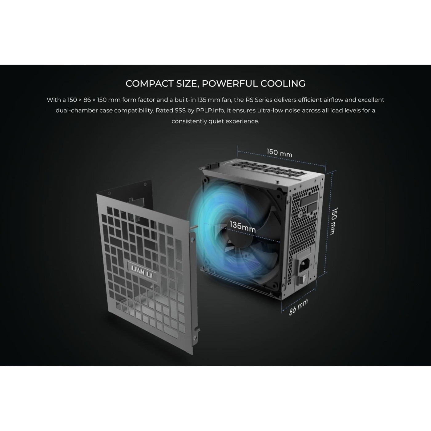 Блок живлення Lian Li RS Gold 1200W 80+ Gold (G9P.RS1200G.BH00.EU) Black