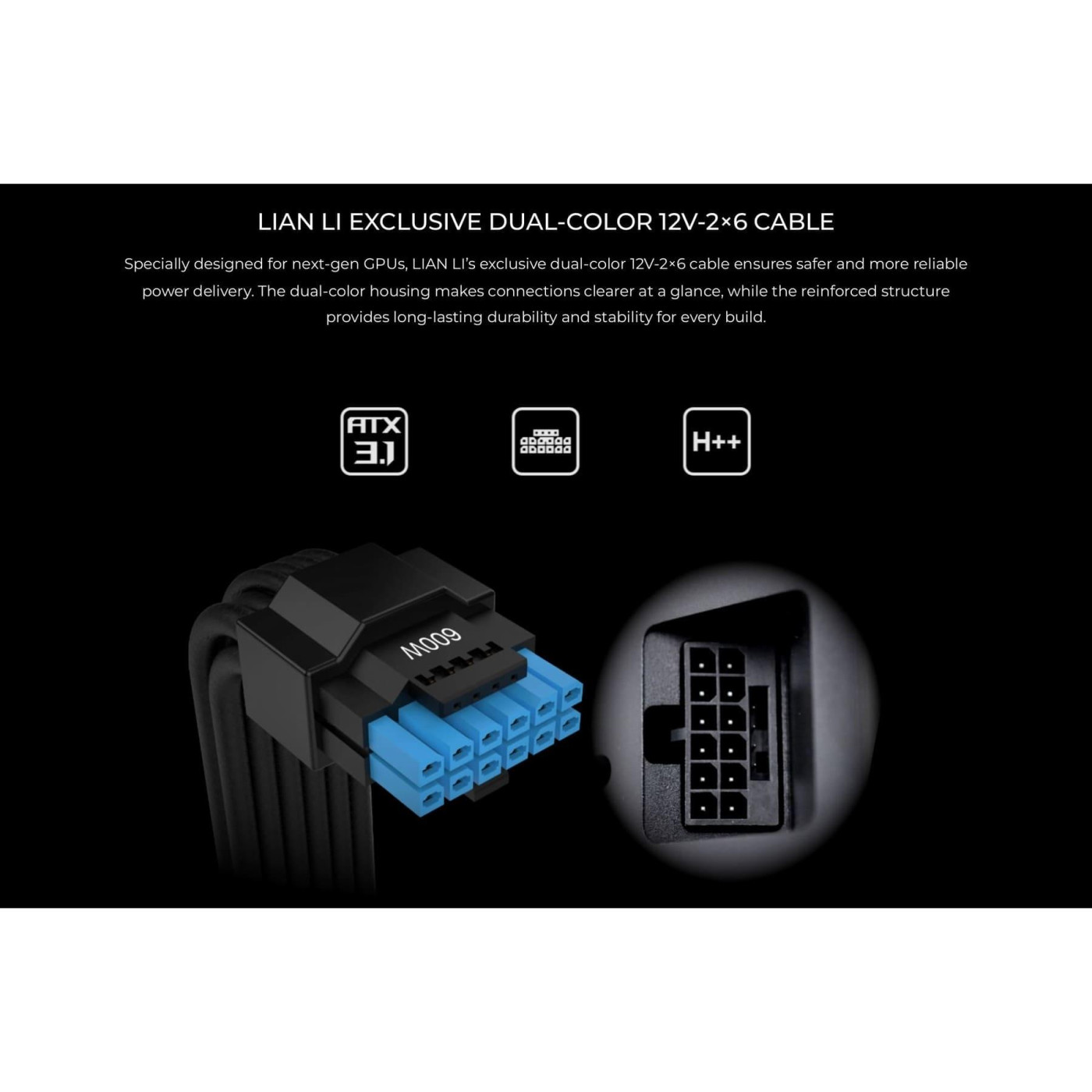 Блок живлення Lian Li RS Gold 1200W 80+ Gold (G9P.RS1200G.BH00.EU) Black