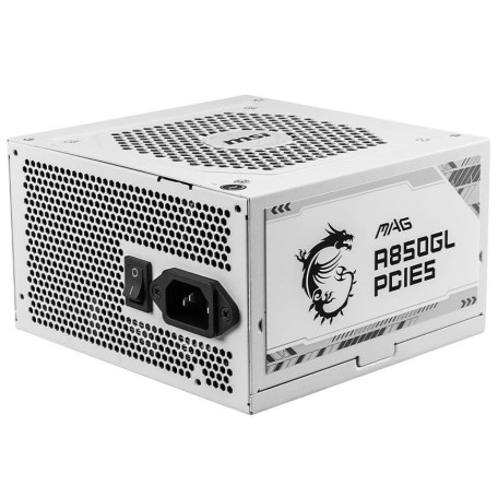 Блок живлення MSI MAG 850W PCIE5 80+ Gold (MAG A850GL PCIE5 White