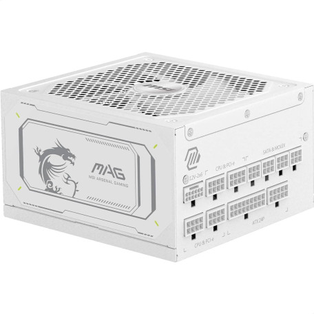 Блок живлення MSI MAG 1000W PCIE5 80+ Gold (MAG A1000GL PCIE5 White)