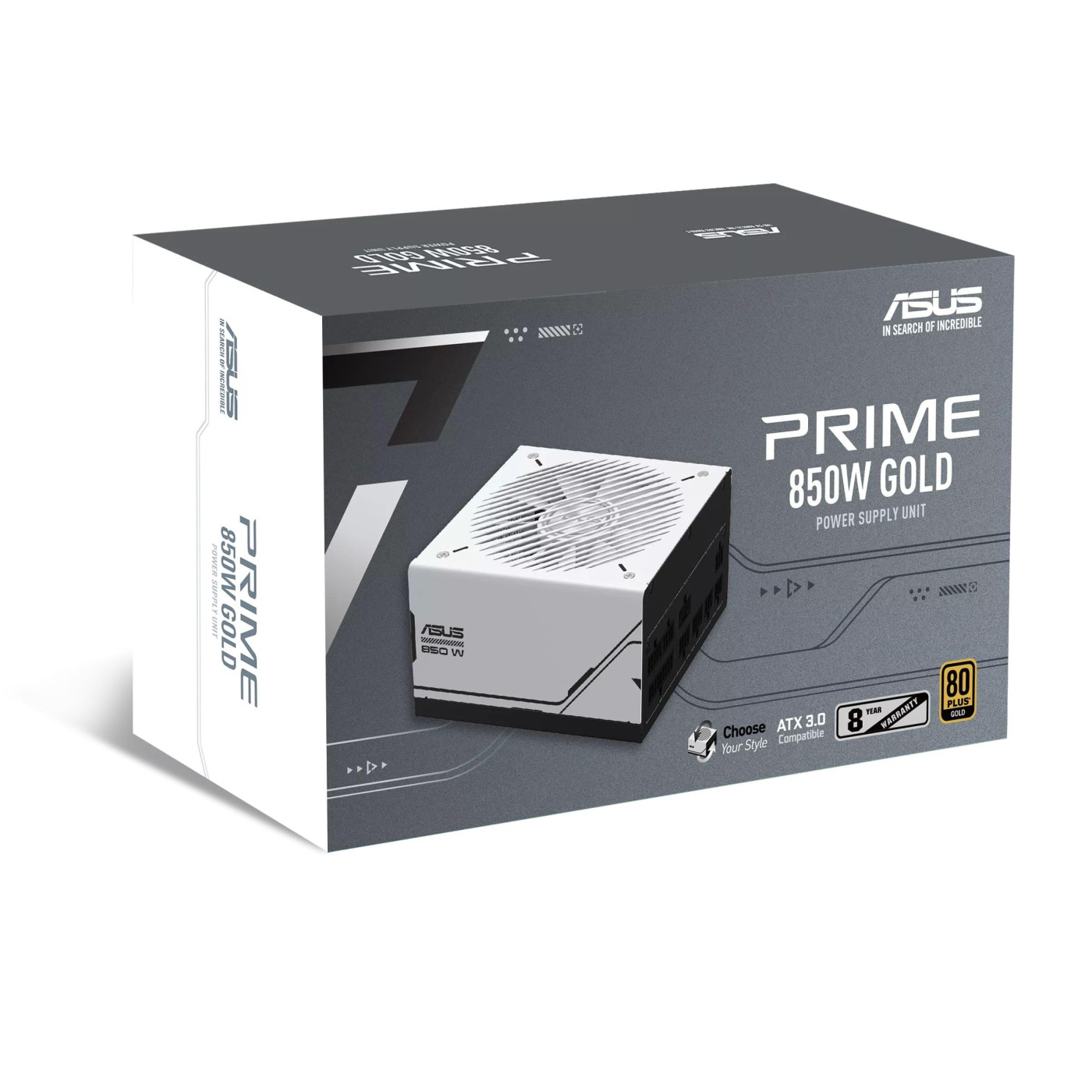 Блок питания ASUS Prime AP-850G 850W 80+ Gold (90YE00U0-B0NA00) White