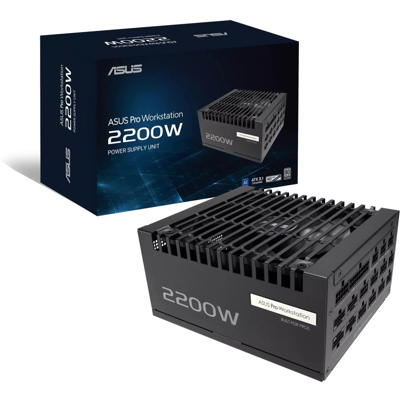 Блок живлення ASUS Pro WS 2200W 80+ Platinum (90YE00Z1-B0NA00) Black