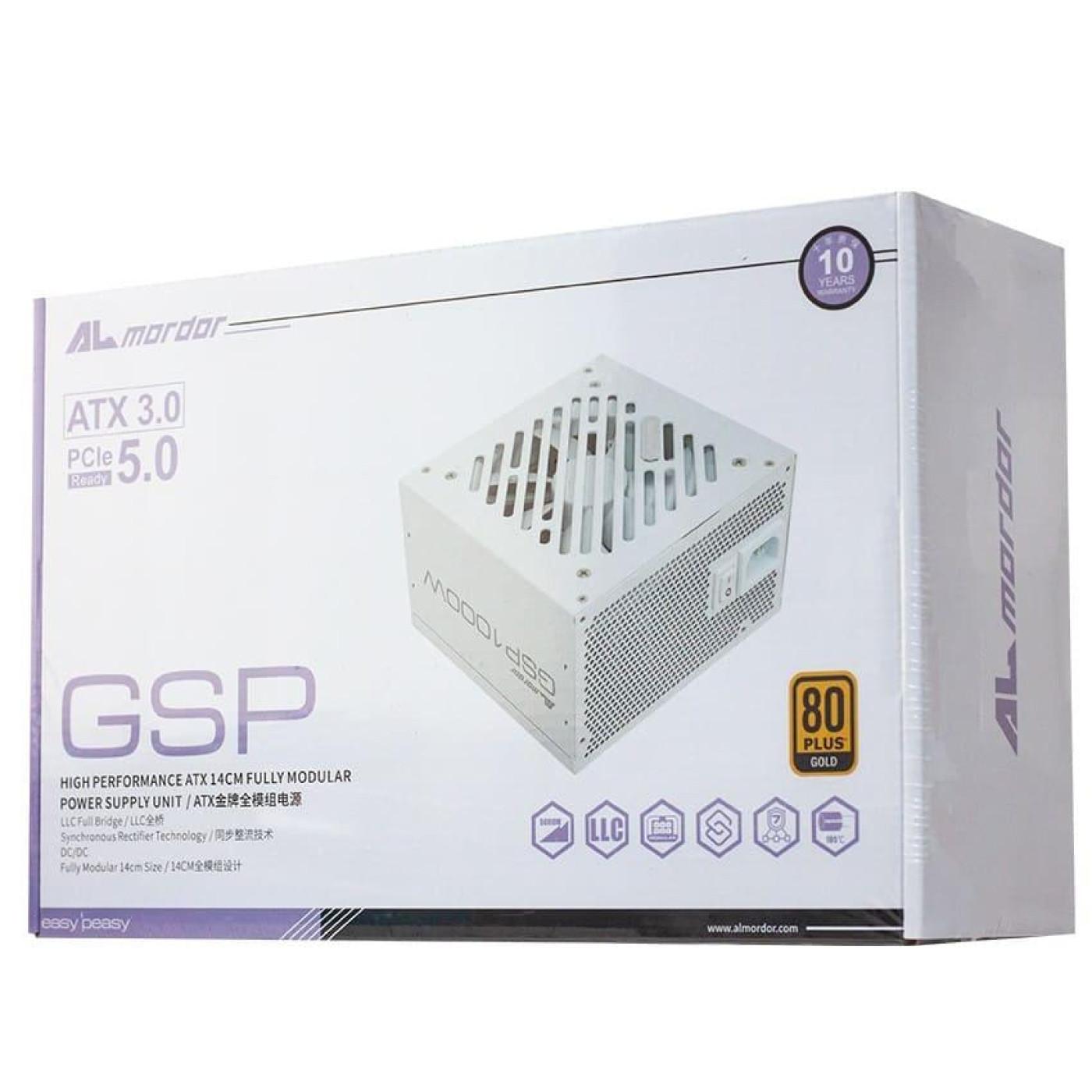 Блок питания ALmordor GSP 1000W White 80+ Gold (ALGSP1000WH)