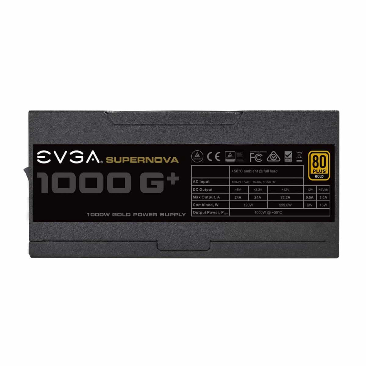 Блок живлення EVGA SuperNOVA 1000 G+ 1000W, 80 PLUS GOLD, Full modular (120-GP-1000-X1) Б/в