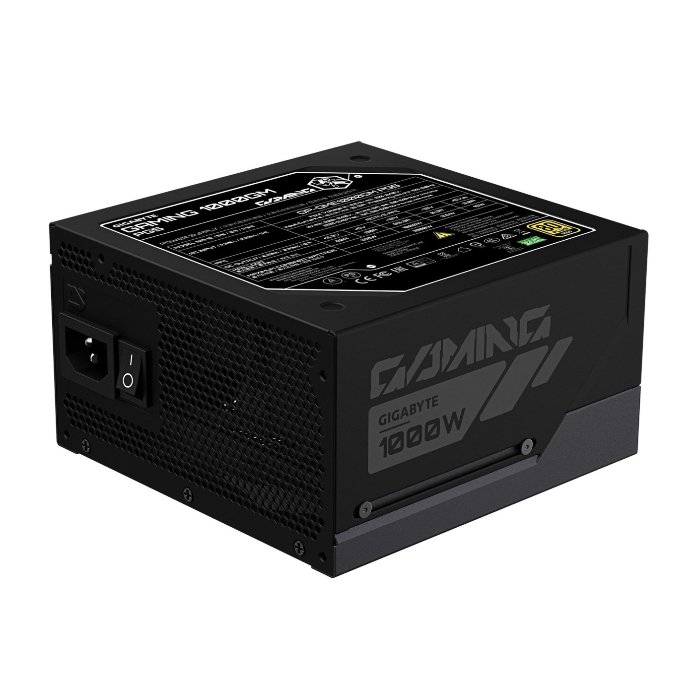 Блок питания GIGABYTE Gaming 1000GM 80+ Gold (GP-GME1000GM PG5) Black