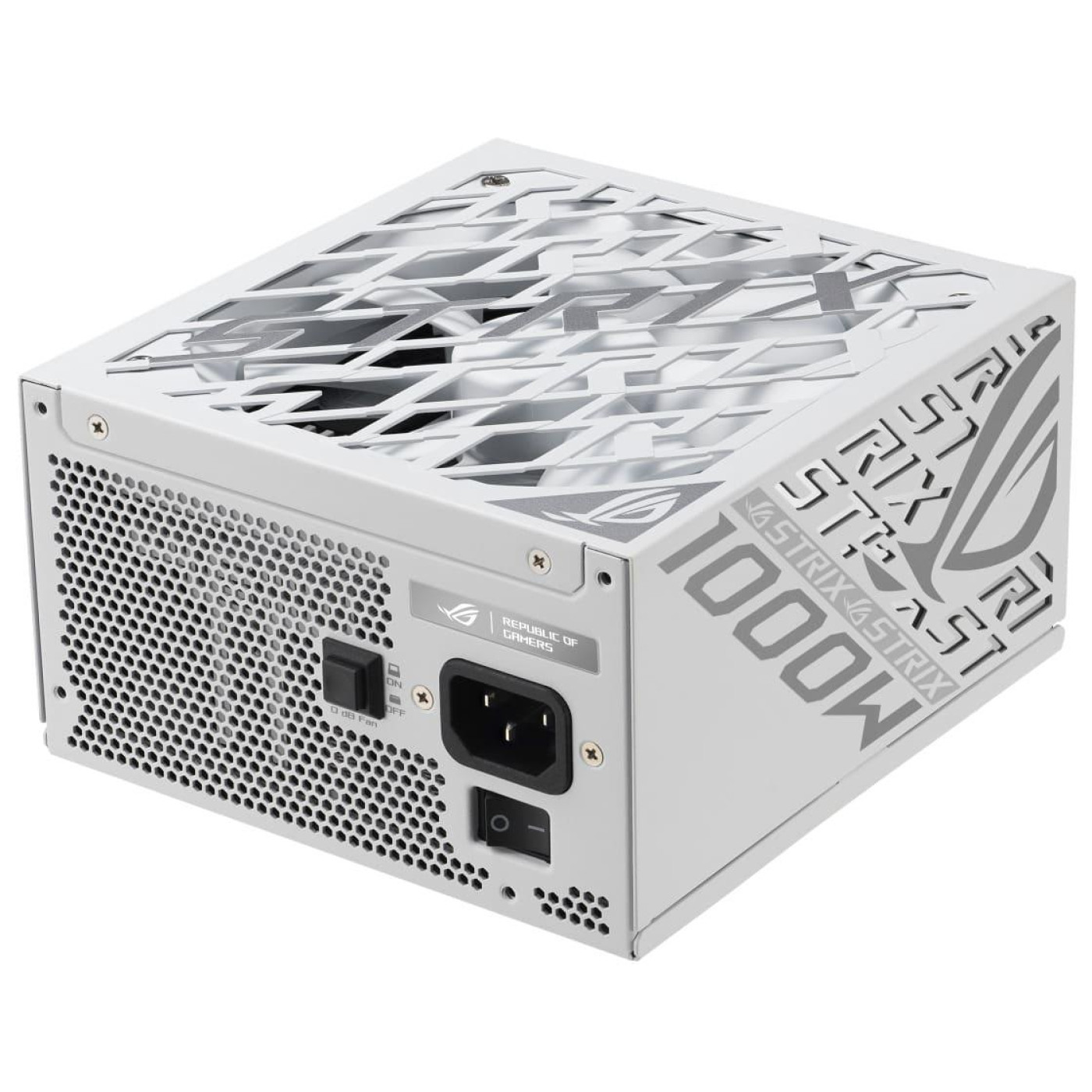 Блок питания ASUS ROG Strix 1000W ATX 3.1 80+ Platinum White Edition (90YE00W4-B0NA00)