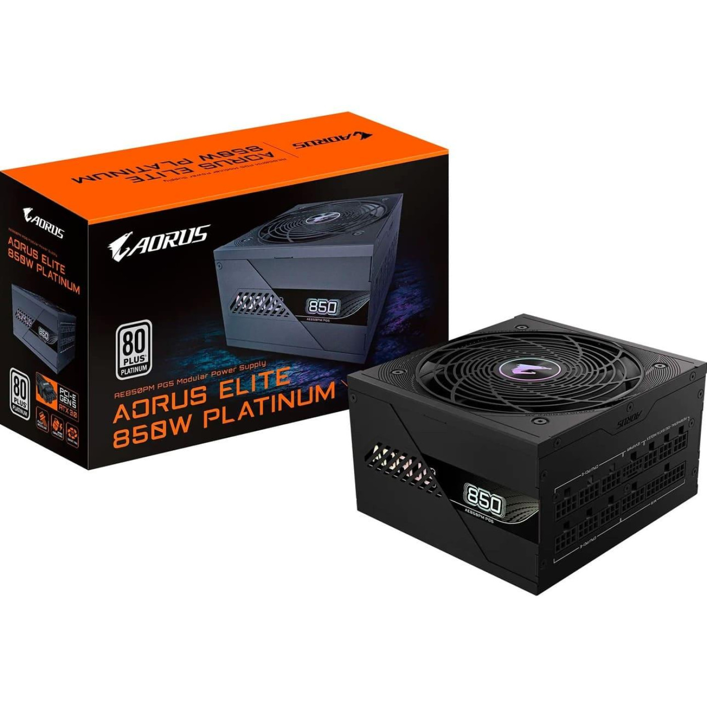 Блок живлення Gigabyte GP-AE850PM PG5 850W 80 PLUS Platinum (GP-AE850PM PG5)