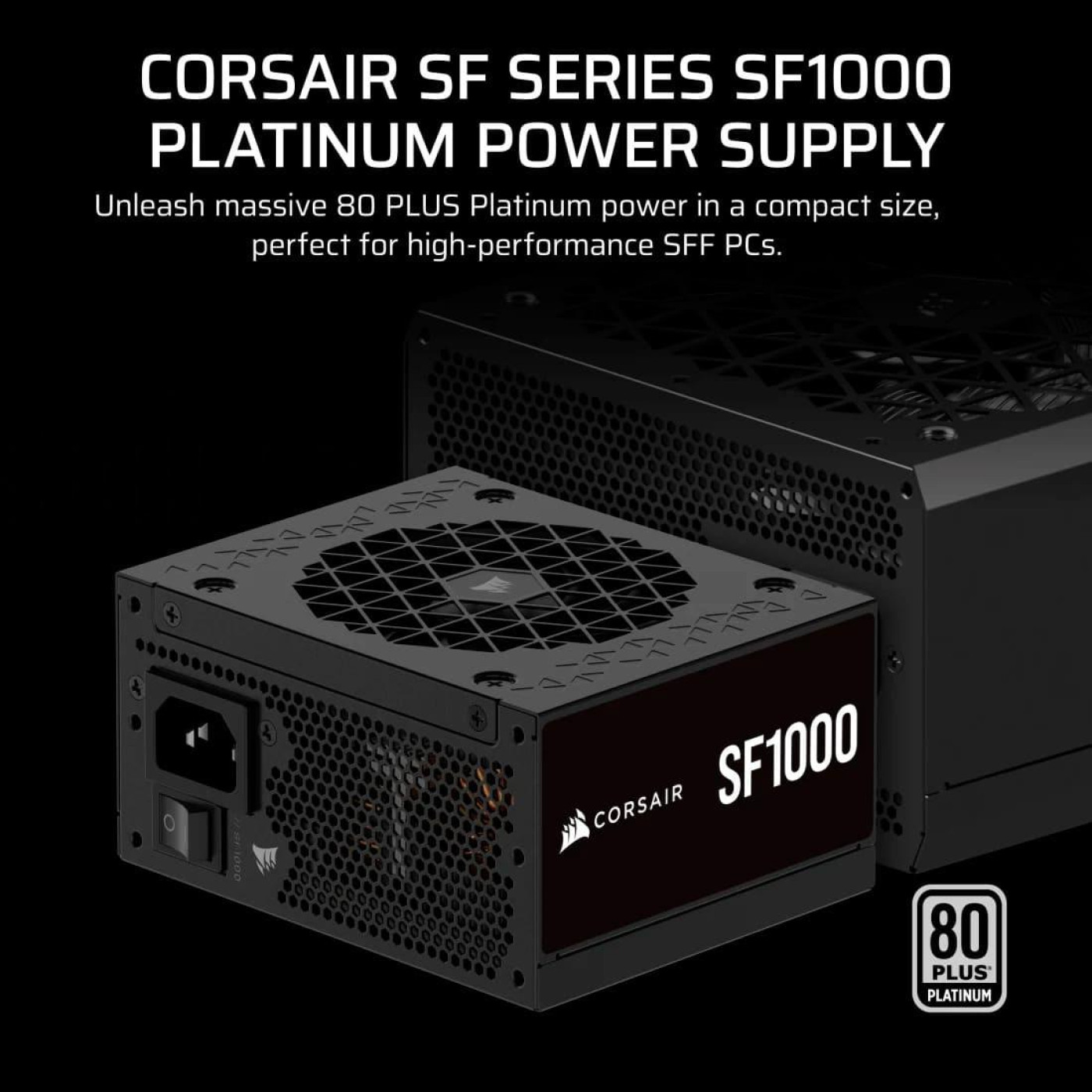 Блок живлення Corsair SF1000 1000W 80+ Platinum (CP-9020257-EU) Black Б/в