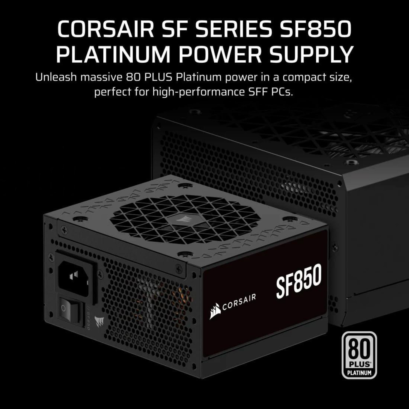 Блок живлення Corsair SF850 850W 80+ Platinum (CP-9020256-EU) Black