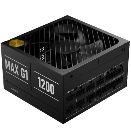 Блок живлення APNX MAX G1 1200W 80+ Gold (APPG-MXK2FEC.X1) Black