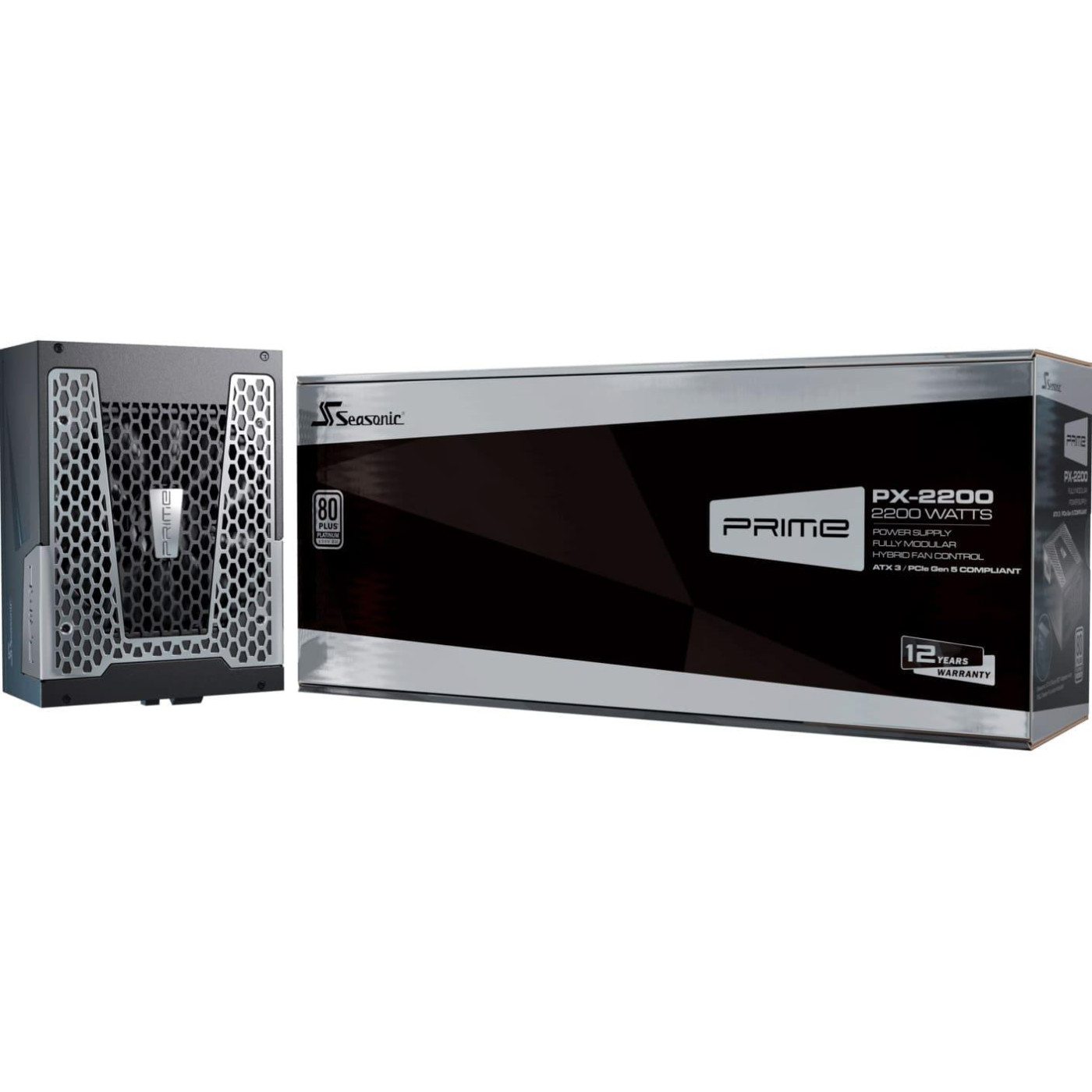 Блок живлення Seasonic Prime PX 2200W ATX 3.1 80+ Platinum (PRIME PX 2200-ATX31)