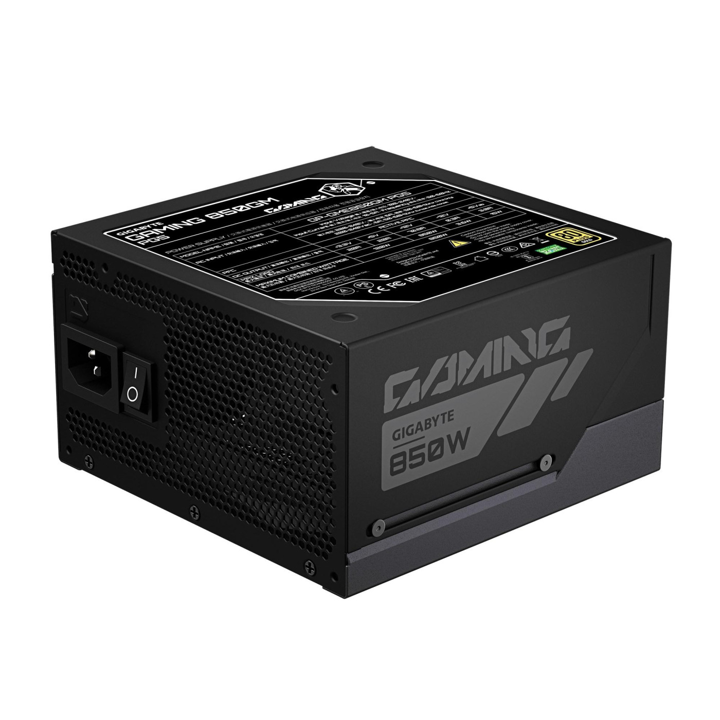 Блок питания GIGABYTE Gaming 850GM 850W 80+ Gold (GP-GME850GM PG5) Black