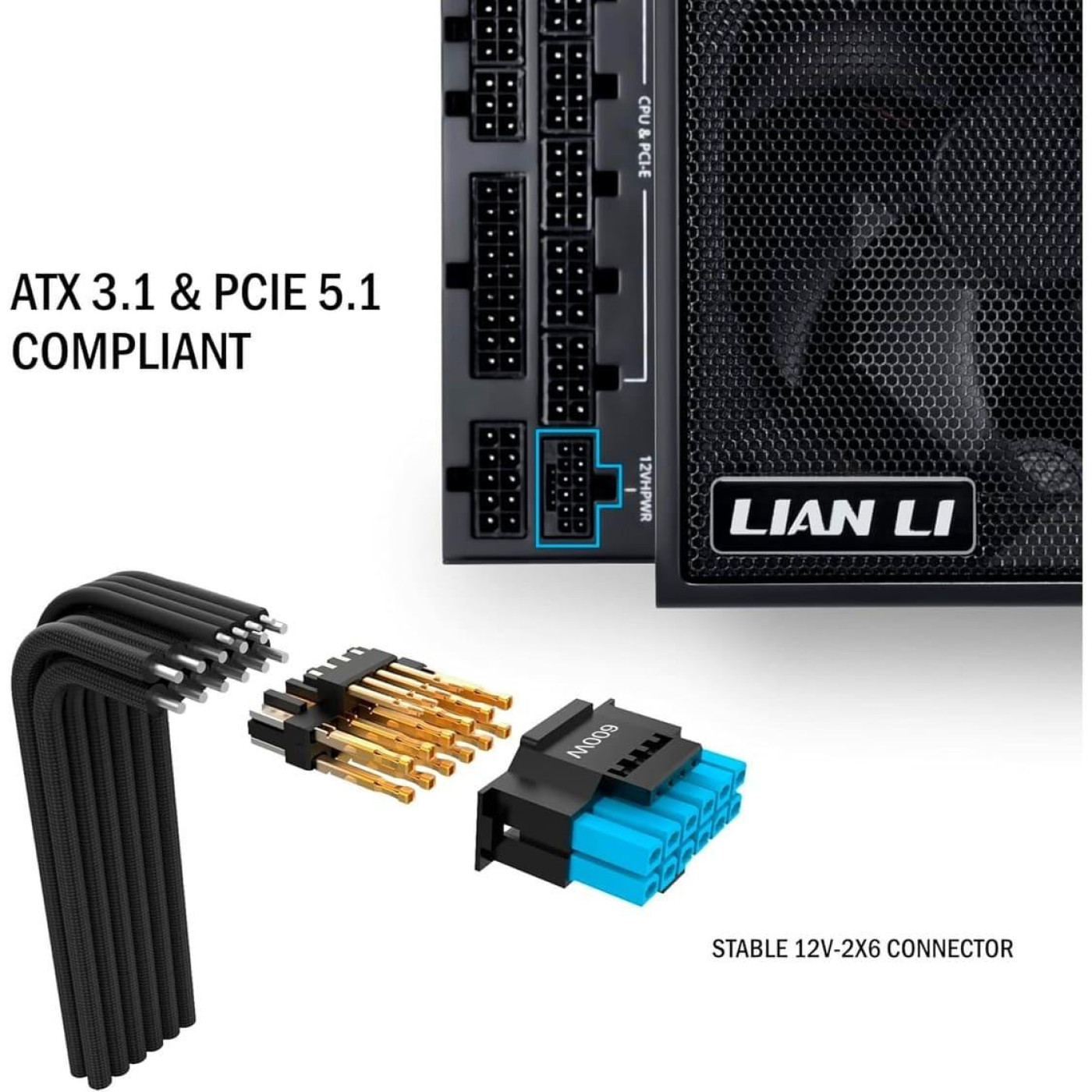 Блок живлення Lian Li Edge 1300W 80+ Platinum (G9P.EG1300.BE00.EU) Black