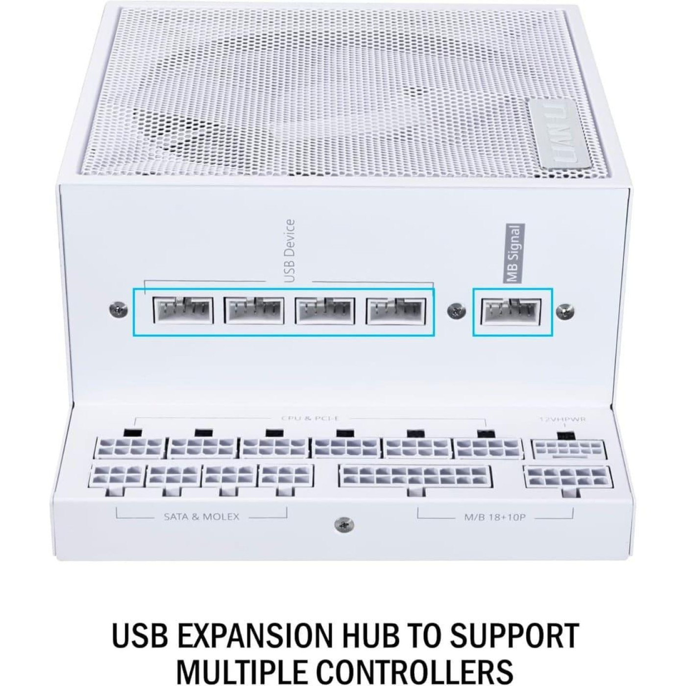 Блок живлення Lian Li Edge 1300W 80+ Platinum (G9P.EG1300.WE00.EU) White