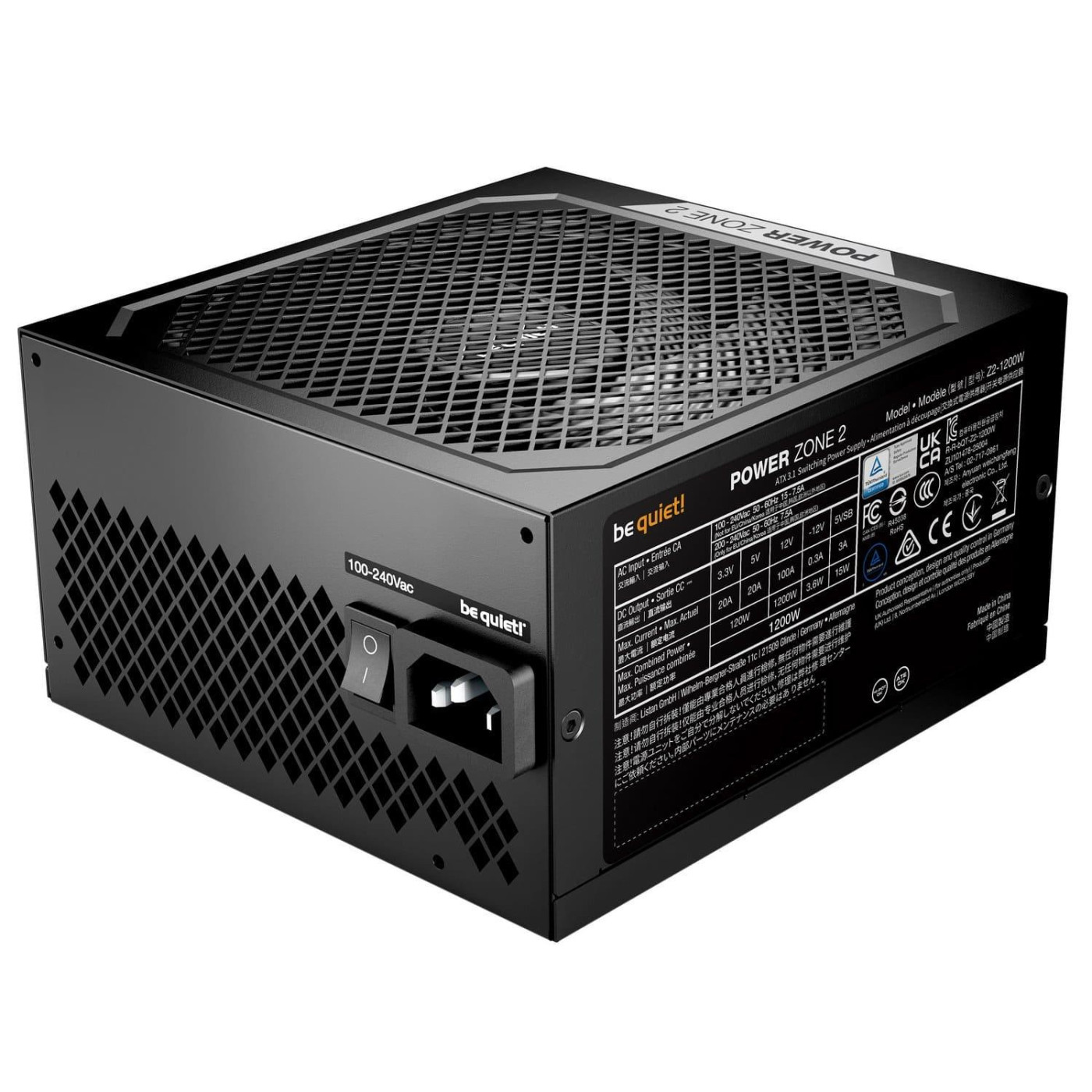 Блок питания Be quiet! POWER ZONE 2 1200W (BP030EU)