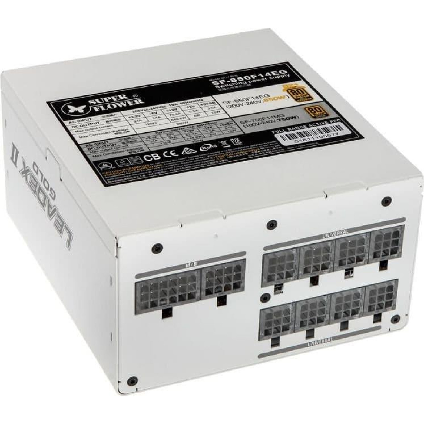 Блок живлення Super Flower Leadex II Gold 850W White (SF-850F14EG) Б/в