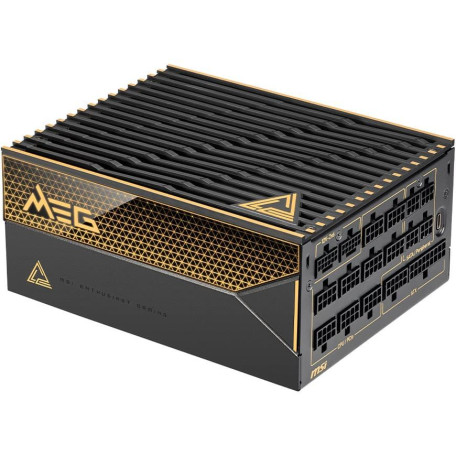 Блок живлення MSI MEG 1600W PCIE5 80+ Titanium (MEG AI1600T PCIE5) Black
