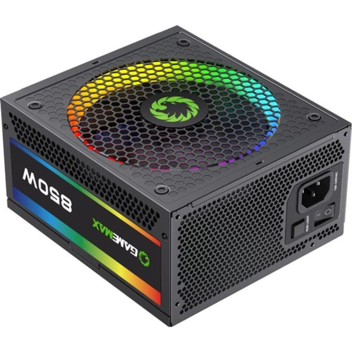 Блок живлення GameMax RGB 850 PRO 850W 80+ Gold Black (RGB 850 PRO (ATX3.03.1 PCIe5.0)