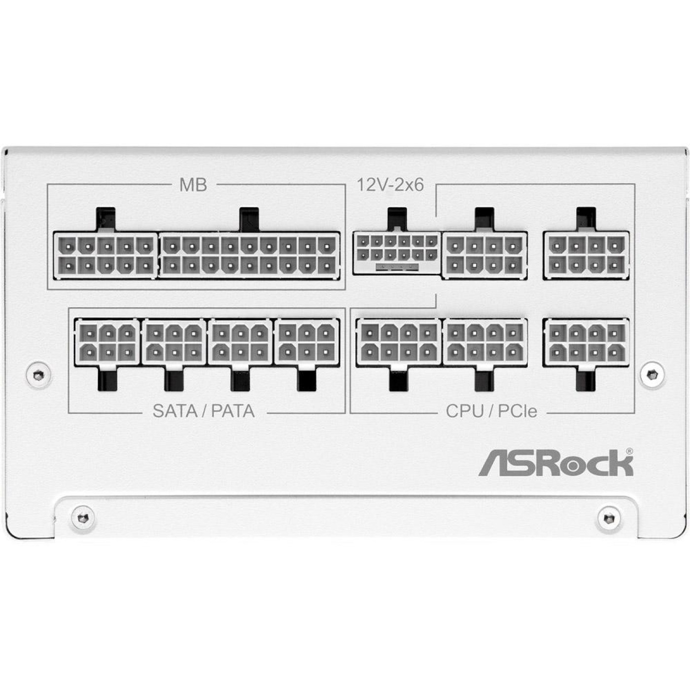 Блок живлення ASRock Steel Legend 850W ATX 3.1 80+ Gold (SL-850GW) White