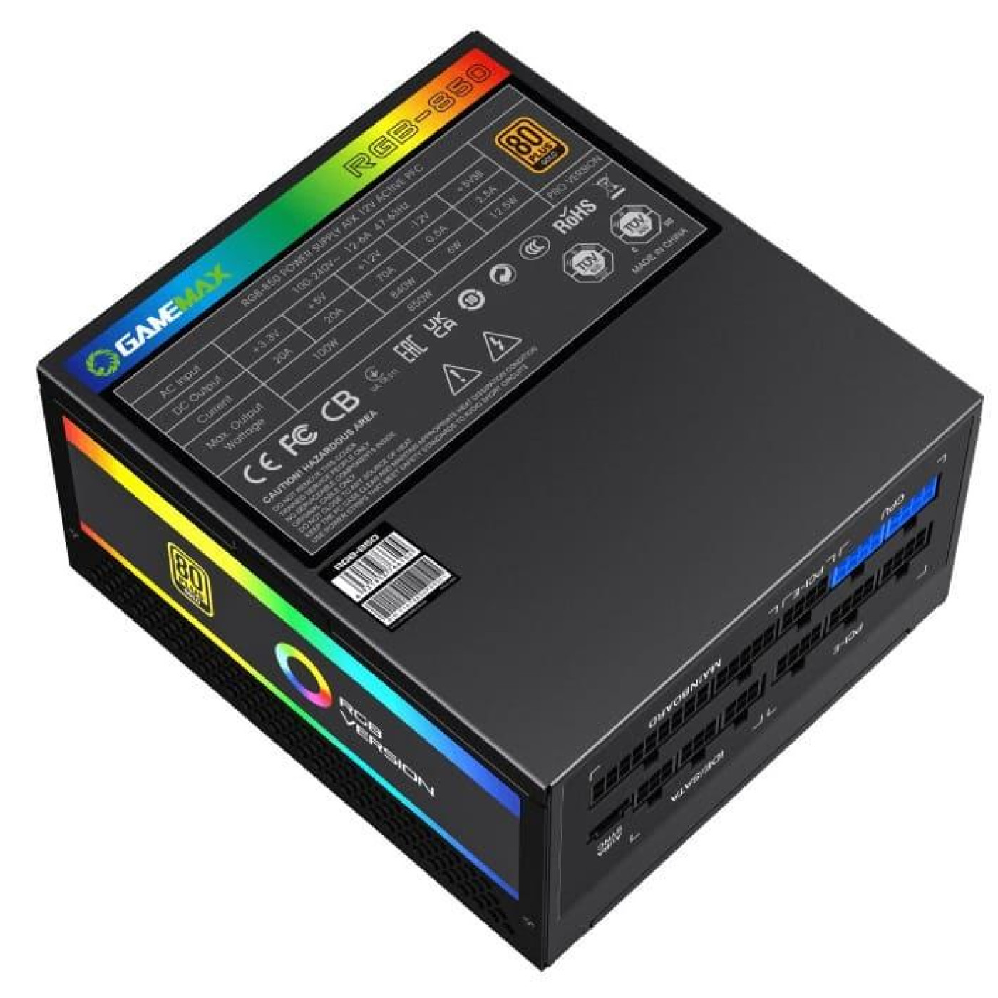 Блок живлення GameMax RGB850 PRO (RGB850 PRO)