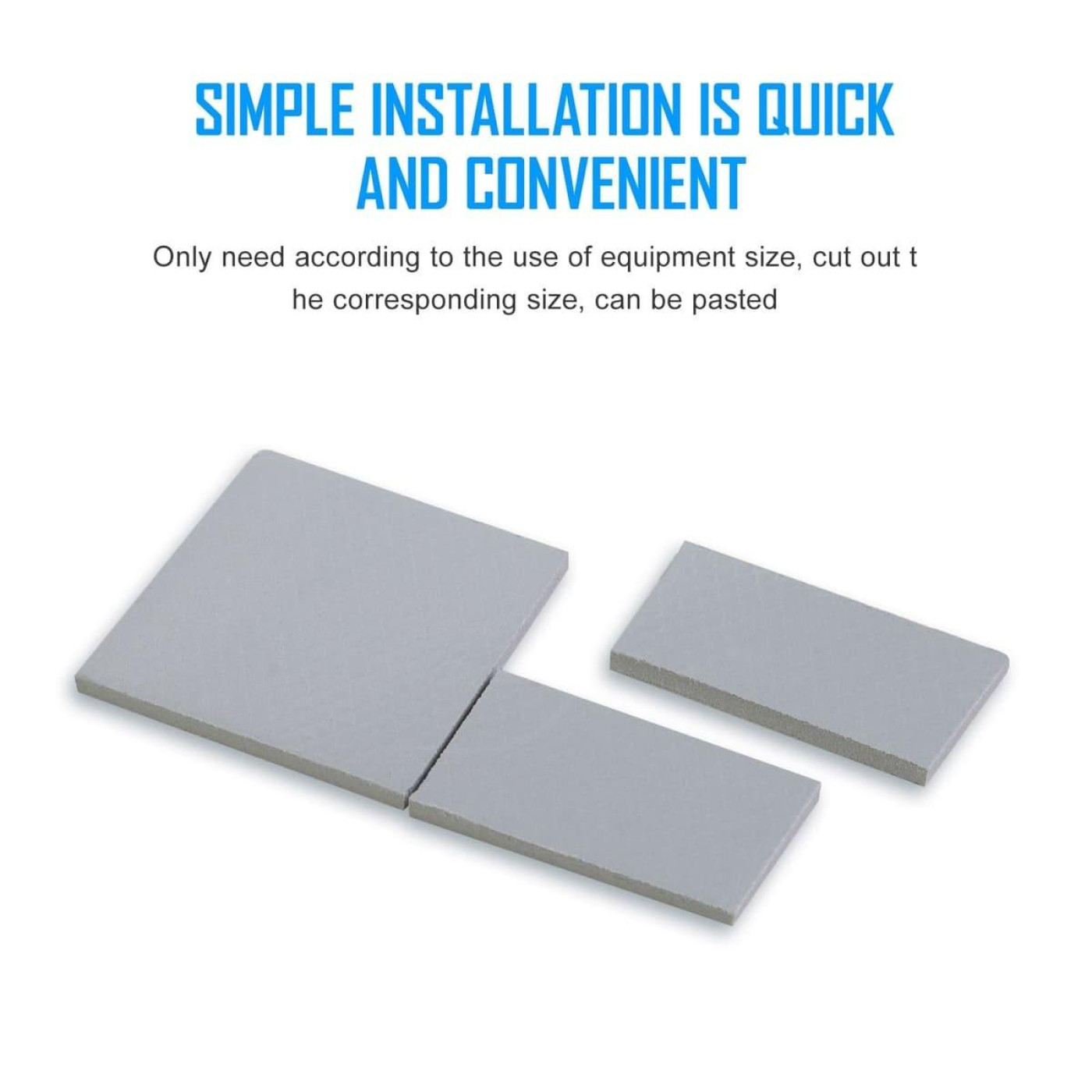 Термоінтерфейс Zezzio Thermal Pad 12.8 W/mK 85х45x1 мм Thermal Pad 12.8 W/mK 85х45x1 мм