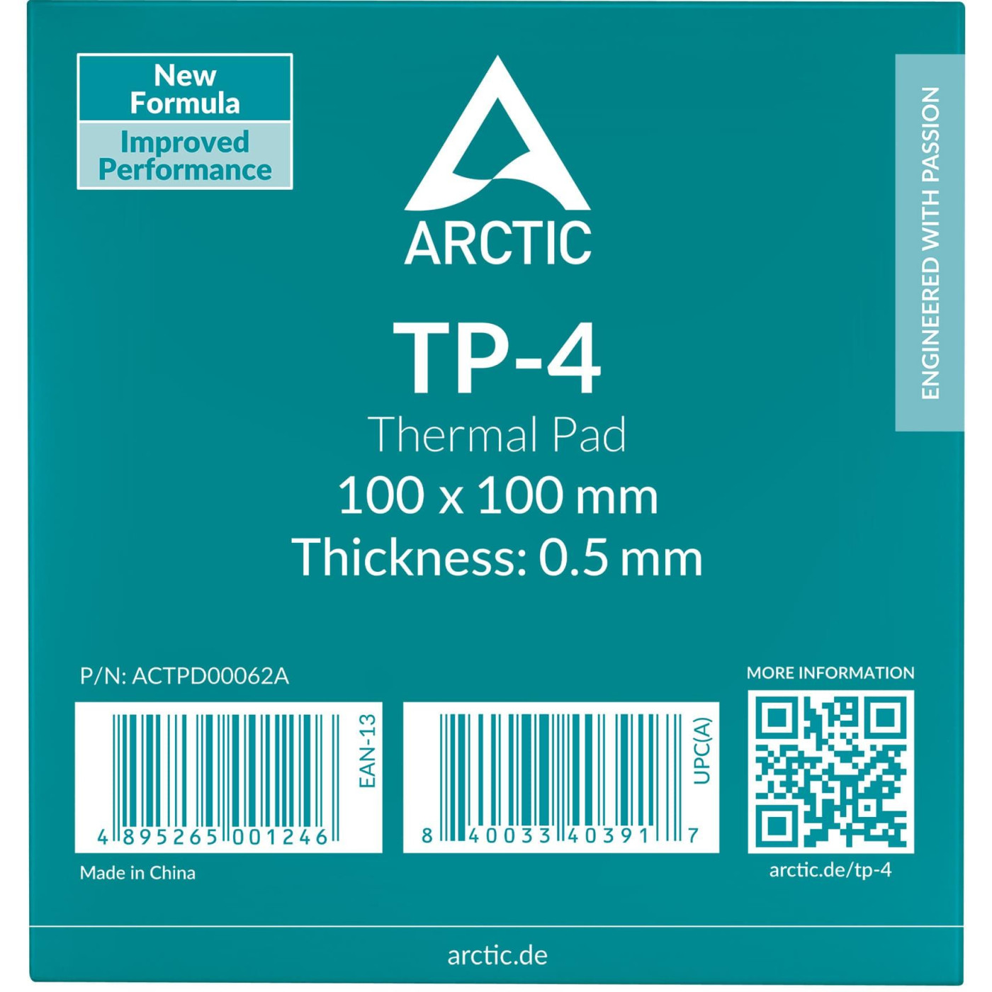 Термоинтерфейс Arctic Thermal Pad TP-4 100x100x0.5mm ACTPD00062A