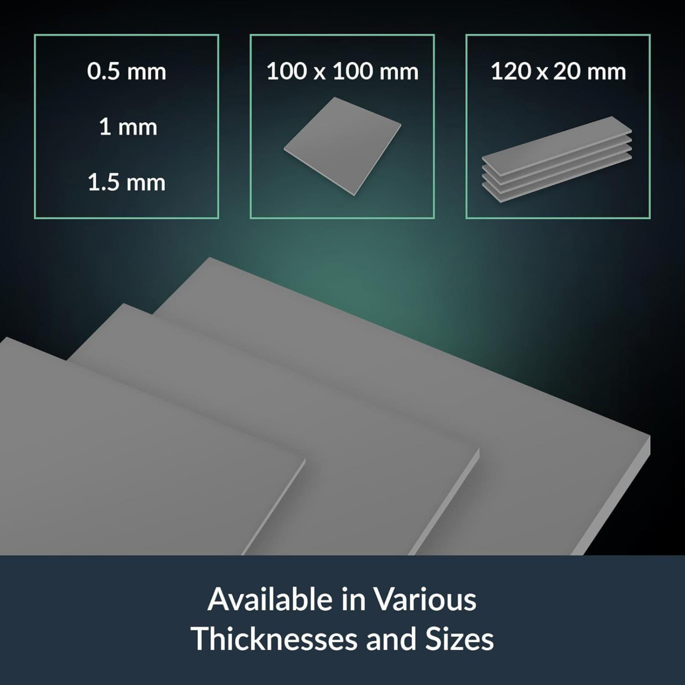 Термоинтерфейс Arctic Thermal Pad TP-4 120x20x0.5mm 4 in 1 kit ACTPD00065A