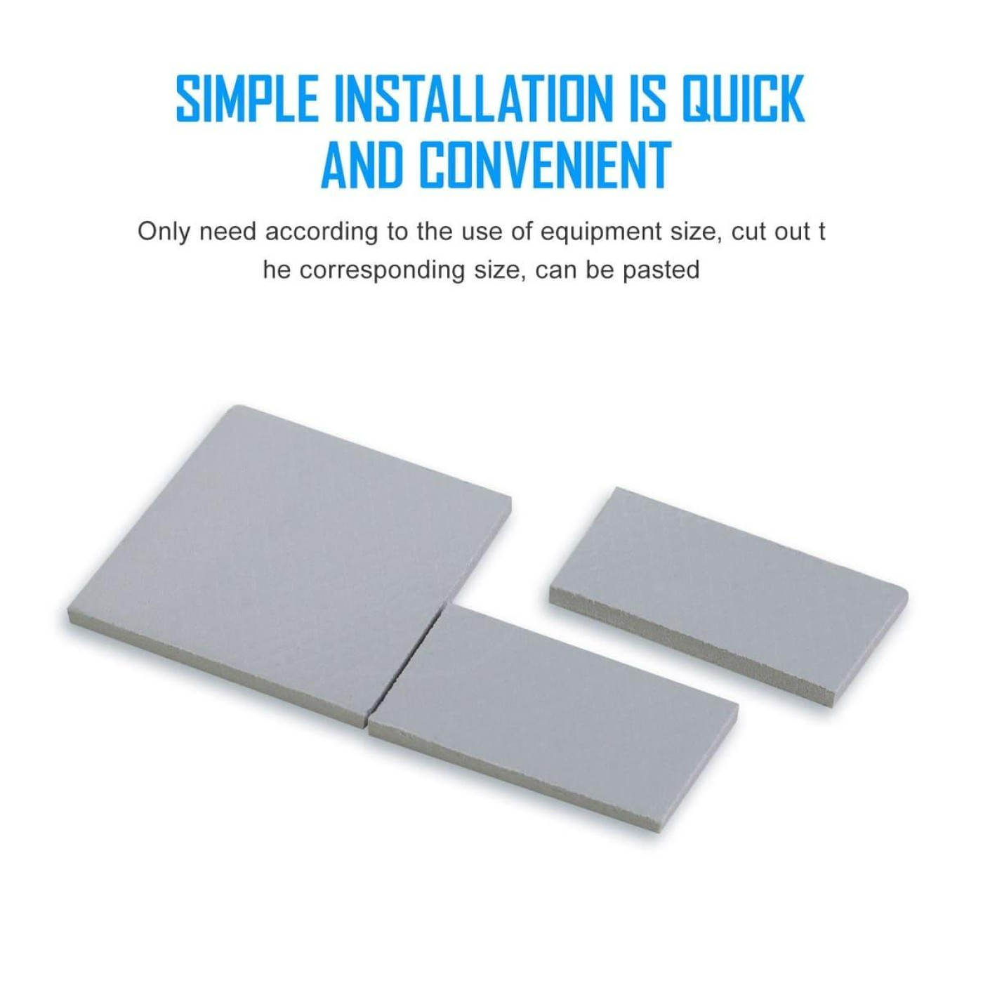 Термоінтерфейс Zezzio Thermal Pad 12.8 W/mK 85х45x2 мм Thermal Pad 12.8 W/mK 85х45x2 мм